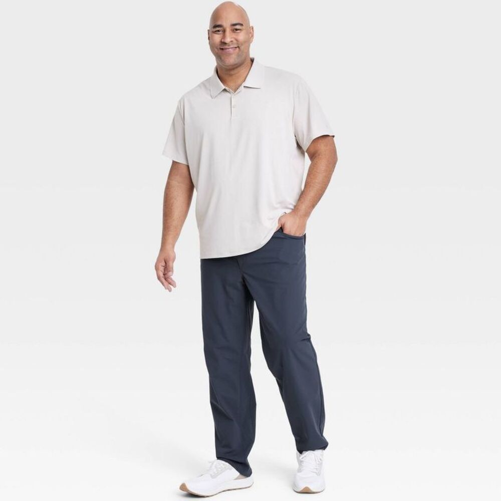 Men's 360 Lifestyle Big Relaxed Fit 5-Pocket Pants - Blue 36x34 - Picture 3 of 4